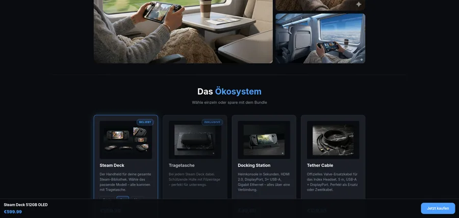 VaultGaming – Produkt Detailseite